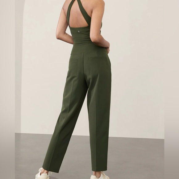 NWOT Athleta Endless High-Rise Pant In Color: “Aspen Olive” S/533636/10 SIZE 12 - Picture 4 of 12